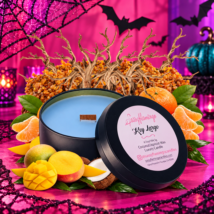 Key Largo 6.5oz Decorative Travel Tin Candle