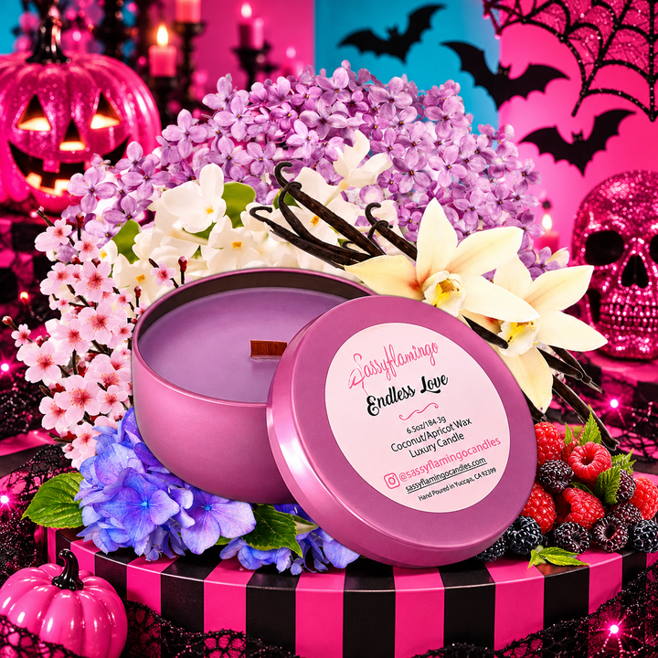 Endless Love 6.5oz Decorative Travel Tin Candle