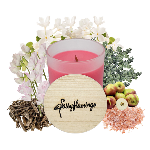 Floral Bouquet Sassy Signature 10oz Hand-Poured Crackling Wick Candle & Lid