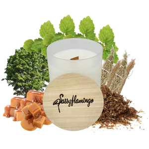 Hipster Sassy Signature 10oz Hand-Poured Crackling Wick Candle & Lid
