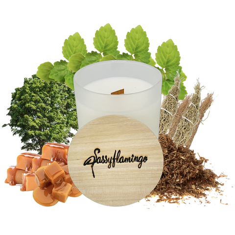 Hipster Sassy Signature 10oz Hand-Poured Crackling Wick Candle & Lid