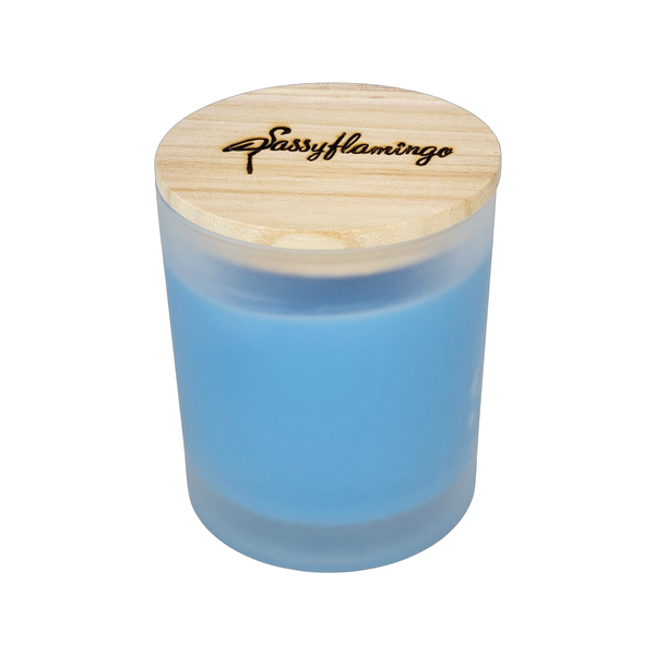 Key Largo Sassy Signature 10oz Hand-Poured Crackling Wick Candle & Lid