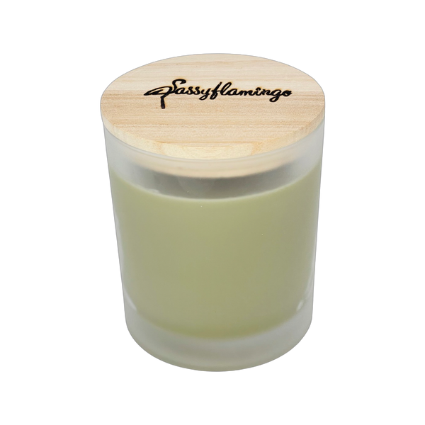 Rosemary Eucalyptus Sassy Signature 10oz Hand-Poured Crackling Wick Candle & Lid