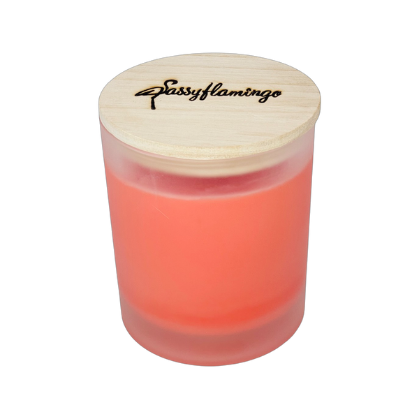 Razzle Mango Sassy Signature 10oz Hand-Poured Crackling Wick Candle & Lid