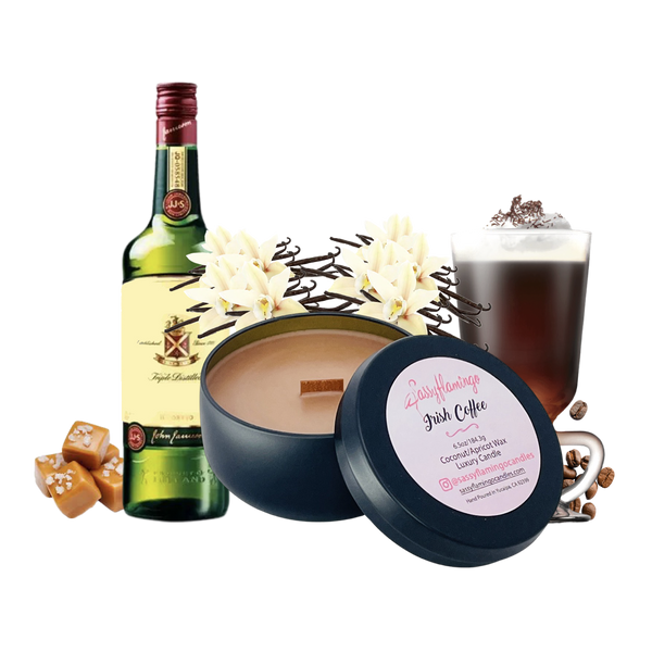 Irish Coffee 6.5oz Decorative Travel Tin Candle