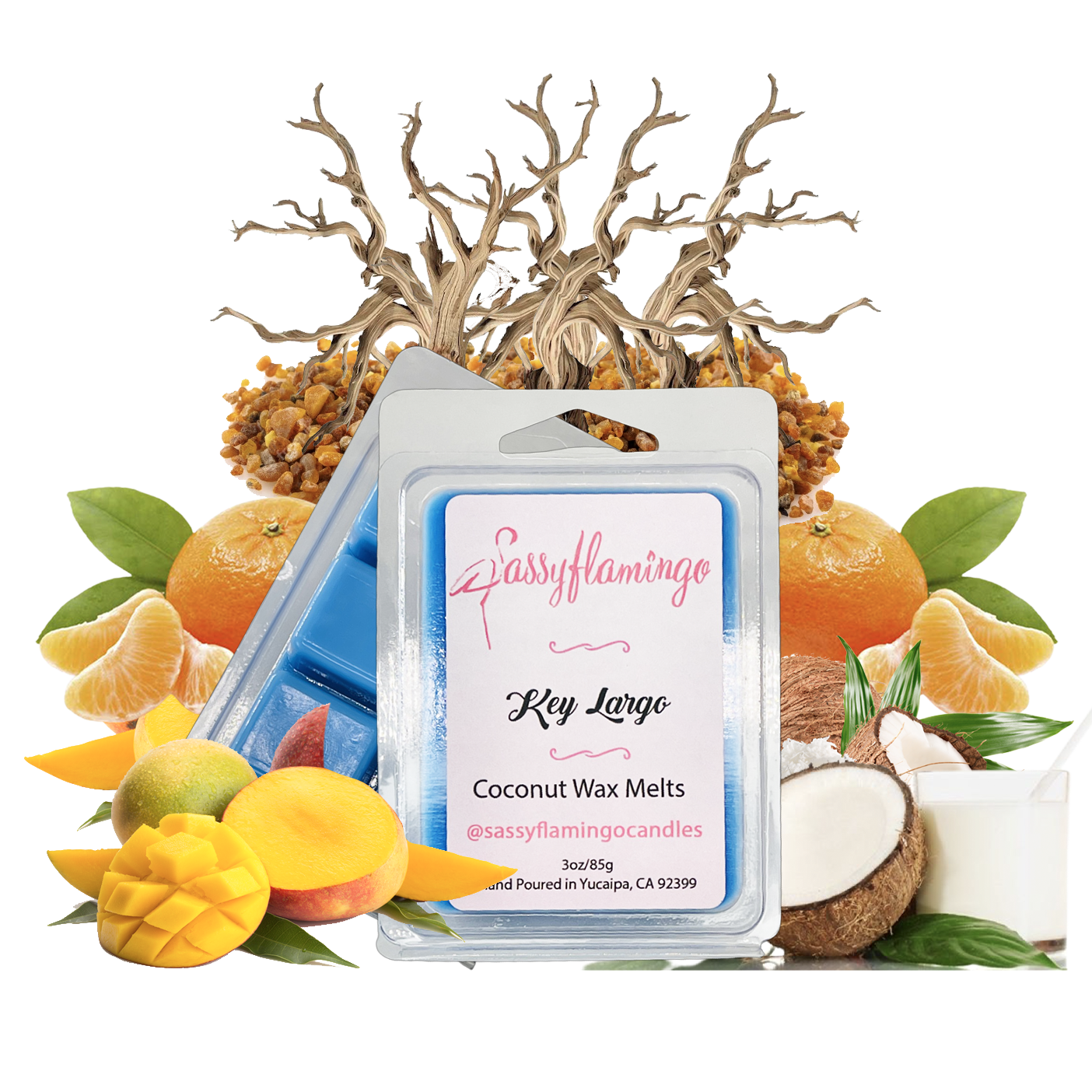 Key Largo Wax Melts – Sassy Flamingo Candles