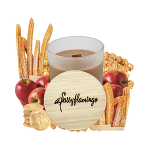 Main Street Sassy Signature 10oz Hand-Poured Crackling Wick Candle & Lid