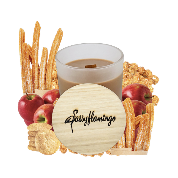 Main Street Sassy Signature 10oz Hand-Poured Crackling Wick Candle & Lid