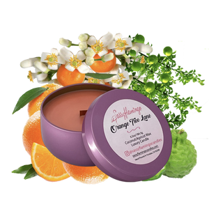 Orange Tree Lane 6.5oz Decorative Travel Tin Candle