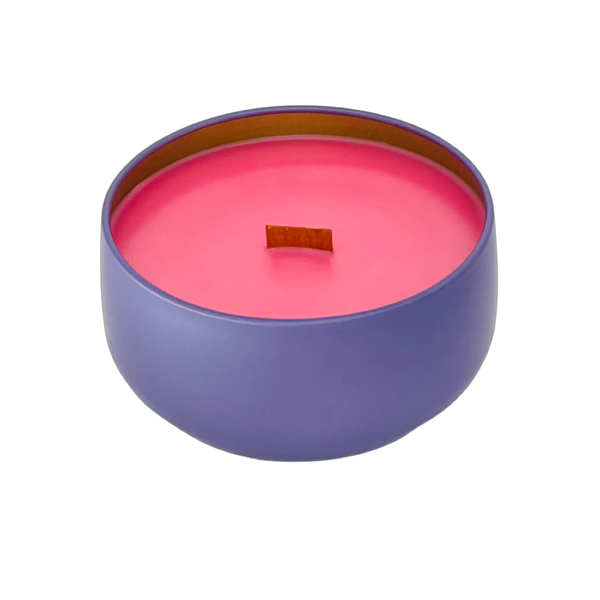 Floral Bouquet 6.5oz Decorative Travel Tin Candle
