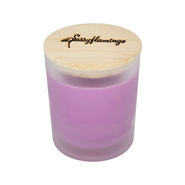 Lavender Gelato Sassy Signature 10oz Hand-Poured Crackling Wick Candle & Lid