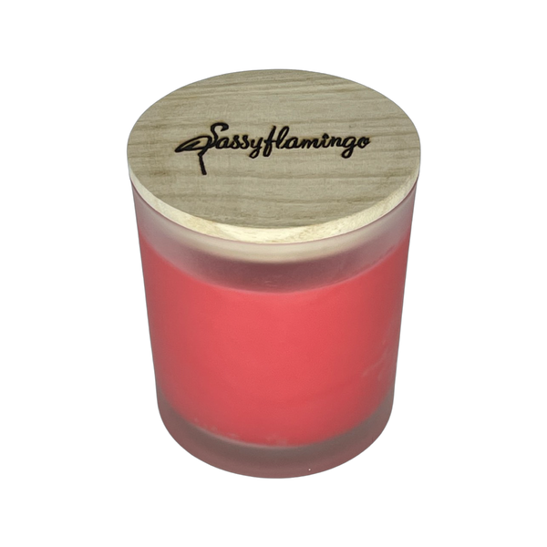 Cinnamon Sassy Signature 10oz Hand-Poured Crackling Wick Candle & Lid