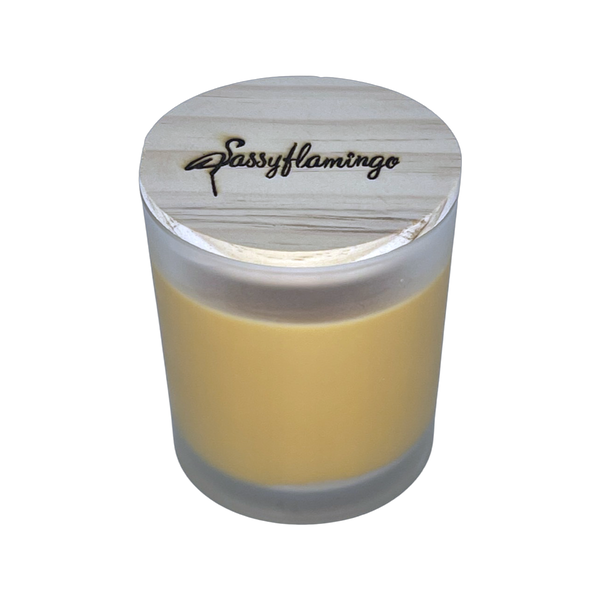 Maple Whiskey Sassy Signature 10oz Hand-Poured Crackling Wick Candle & Lid