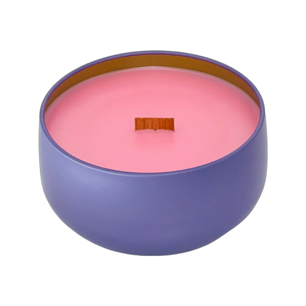 Pomegranate Orchid 6.5oz Decorative Travel Tin Candle