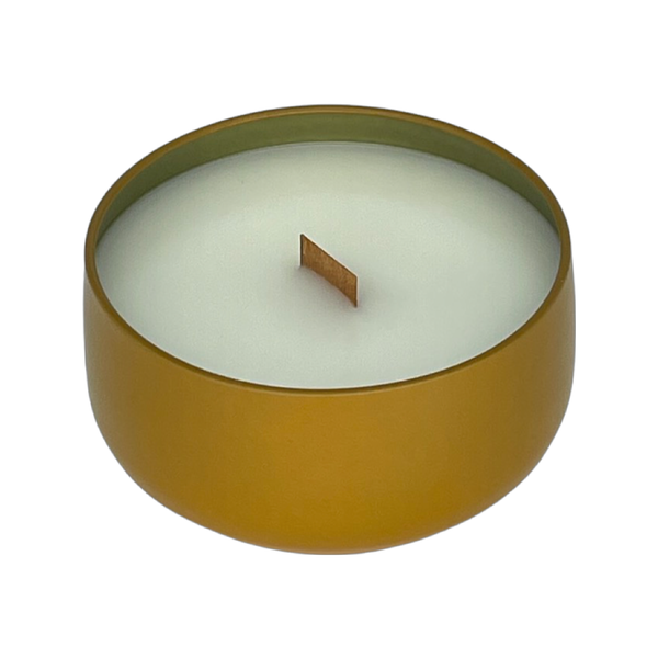 Peaches & White Pumpkin 6.5oz Decorative Travel Tin Candle