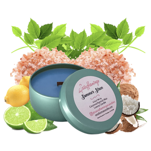 Summer Siren 6.5oz Decorative Travel Tin Candle