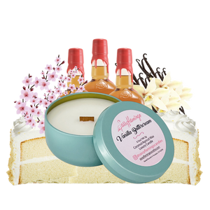 Vanilla Buttercream 6.5oz Decorative Travel Tin Candle