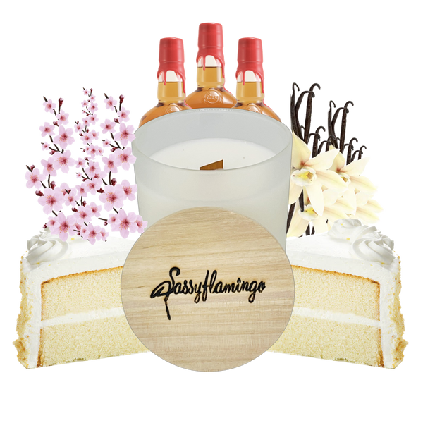 Vanilla Buttercream Sassy Signature 10oz Hand-Poured Crackling Wick Candle & Lid